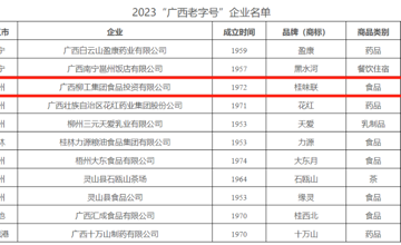 柳工集團(tuán)“桂味聯(lián)”品牌入選“廣西老字號(hào)”