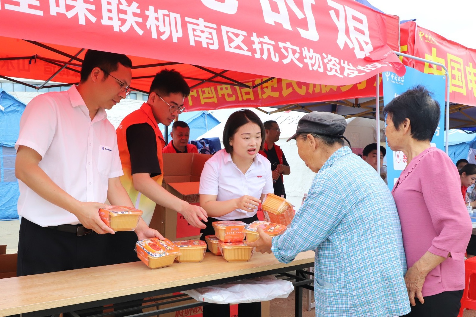 柳工集團食品投資公司馳援柳州地震災區